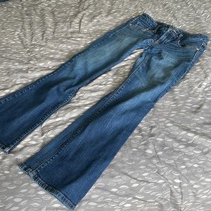 American eagle dark wash favorite boyfriend, size 6 regular